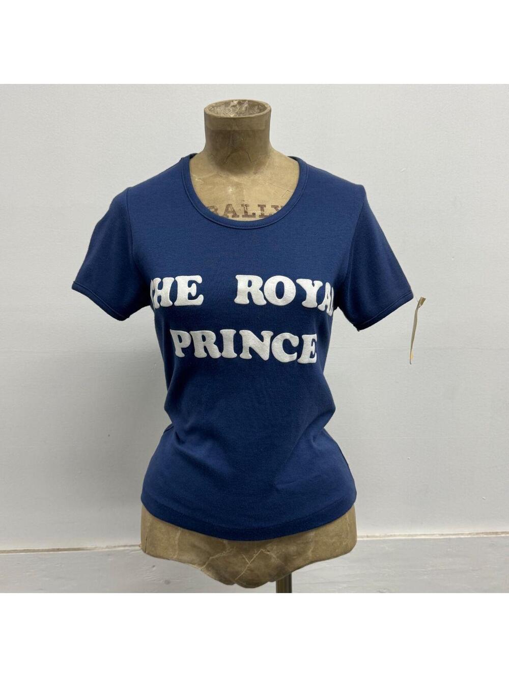 Vintage 1970s Diamond Head Blue "The Royal Prince" Graphic Baby Tee 3